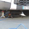 Levage de camion par coussins de levage pneumatiques