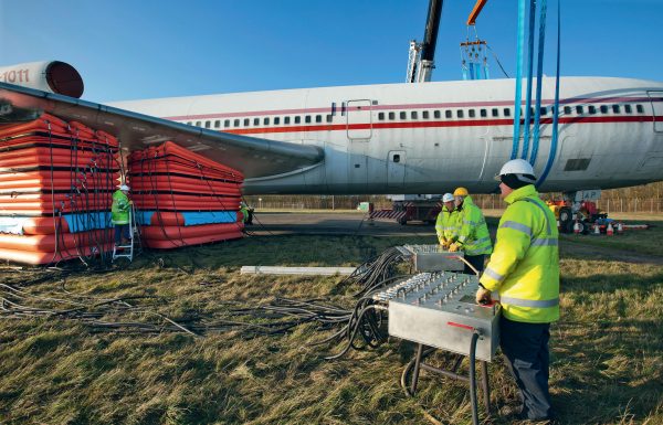 Coussins de relevage d'avion