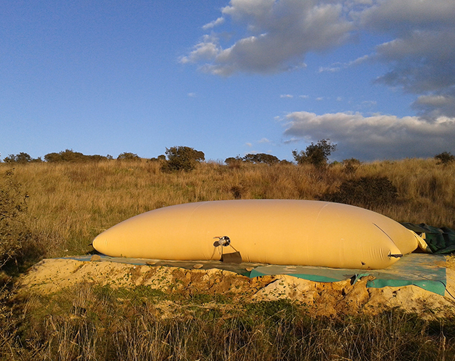 Storing water for irrigation