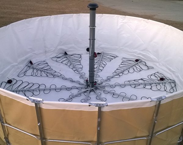 Tanque de almacenamiento abierto Volutex - Sólidos y líquidos | Pronal