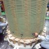 Lifting transformer winding by VTR lifting bags