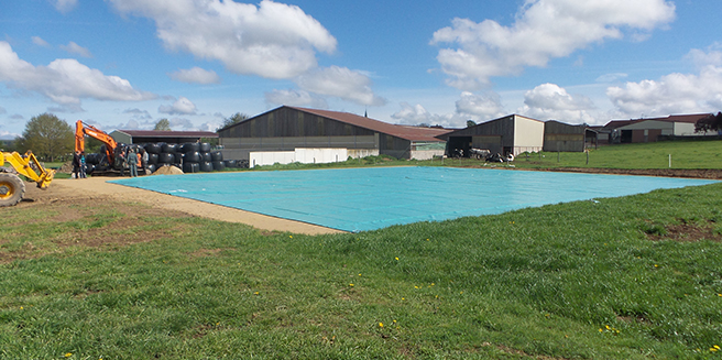 déploiement citerne souple effluents agricoles