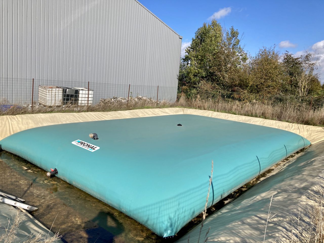 liquid fertilizer tank in flexible tank