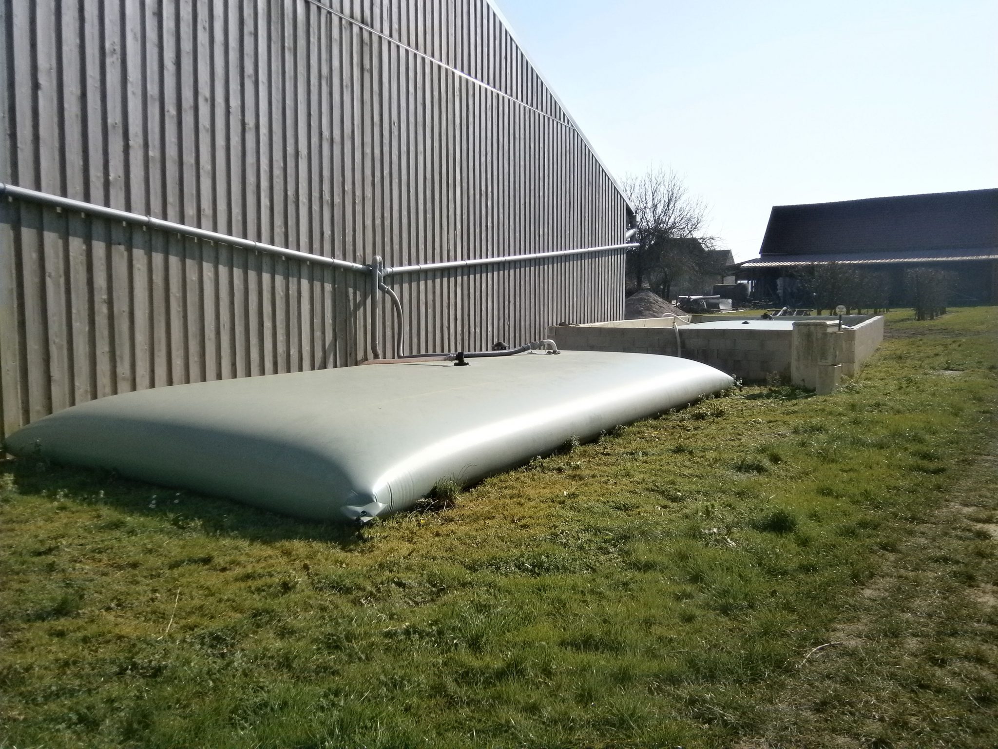 Notre citerne souple eau de pluie au service d’une ville