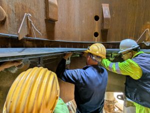 PXL_20250618_121330832 Grout seals Pronal installation Chantier de l'Atlantique