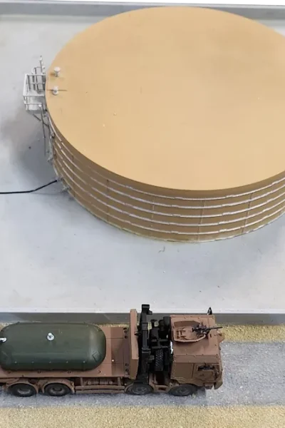 Réservoir Aérien Modulaire RAM Pronal sur le diorama Eurosatory 2026