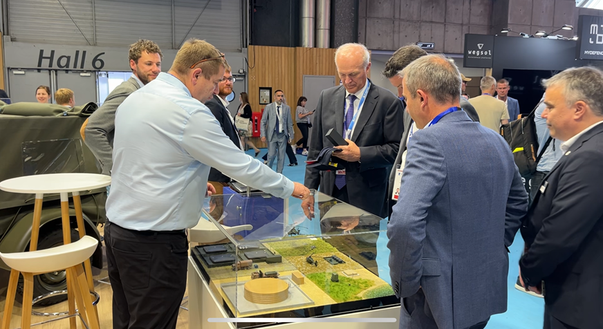 Diorama Pronal exposé sur le stand Eurosatory 2026